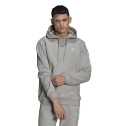 Men's - adidas Originals Essential Fleece Hoodie - Medium Grey Heather