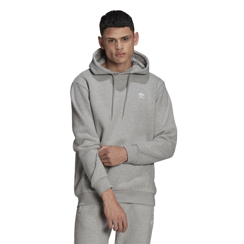

adidas Originals Mens adidas Originals Adicolor Essential Trefoil Fleece Hoodie - Mens Medium Grey Heather Size XS