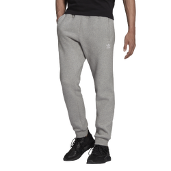 Men's - adidas Originals Essential Fleece Pants - Medium Grey Heather