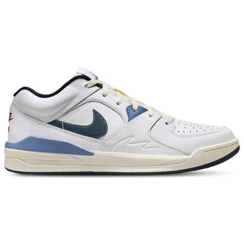 

Jordan Mens Jordan Stadium 90 - Mens Basketball Shoes Pale Ivory/Armory Navy/White Size 9.5