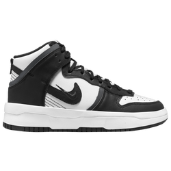 Women's - Nike Dunk High Up - Black/White/Grey