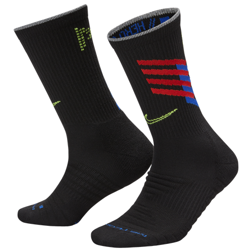 

Nike Mens Nike Everyday Max Metcon Cushioned Crew Socks - Mens Black/Racer Blue/Habanero Size L