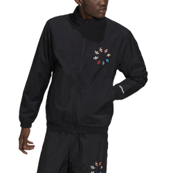Men's - adidas Bold Woven Track Top - Black/Multicolor