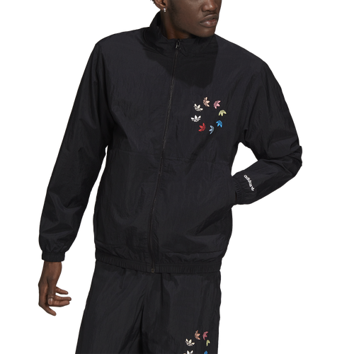 

adidas Originals Mens adidas Originals Bold Woven Track Top - Mens Black/Multicolor Size S