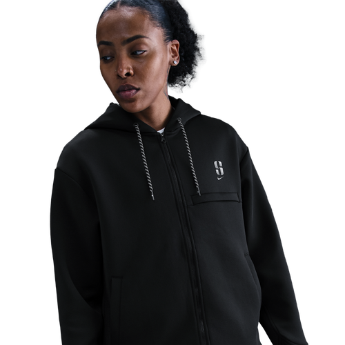 WOMENS - Nike Dri-FIT Sabrina Signature Full-Zip Hoodie - Black