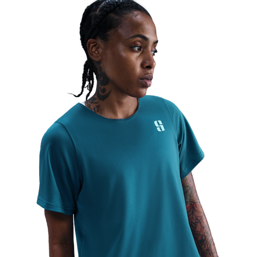 WOMENS - Nike Sabrina Reversible Top - Rift Blue/Force Glacier