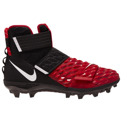 Men's - Nike Force Savage Elite 2 TD Football Cleat - Black/White/University Red
