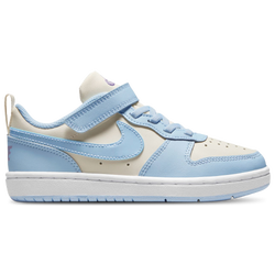 Girls' Preschool - Nike Court Borough 2 Low Recraft - Soft Pearl/Multi