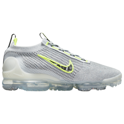 Men's - Nike Air VaporMax 2021 Flyknit - Grey/Black/Volt