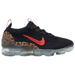 Women's - Nike Air Vapormax 2021 Flyknit - Black/Habanero Red