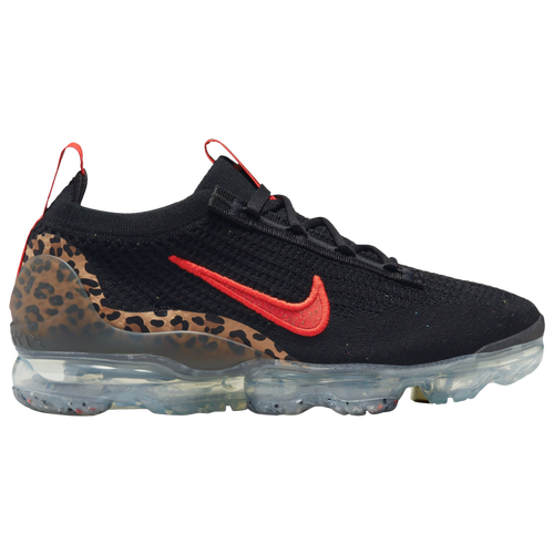

Nike Womens Nike Air Vapormax 2021 Flyknit - Womens Running Shoes Black/Habanero Red Size 6.5