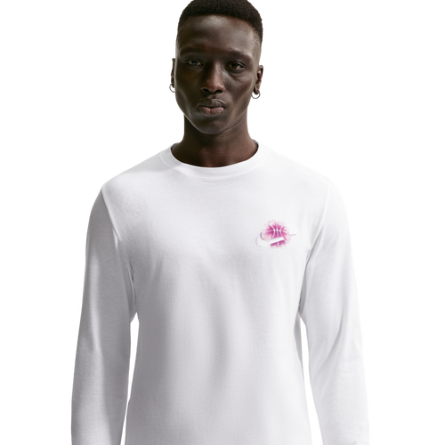 MENS - Nike Stained Long Sleeve OC Tee - White