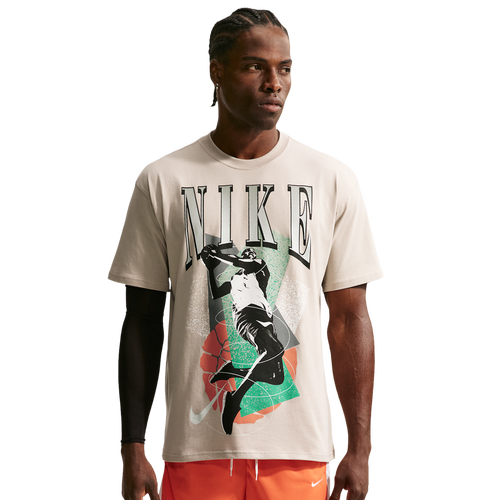 Nike T-Shirt Long Sleeve OC (RETRO BBALL) - Nike Cream Ii