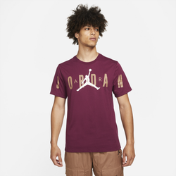 Men's - Jordan Stretch Short Sleeve Crew T-Shirt - Bordeaux/Bordeaux