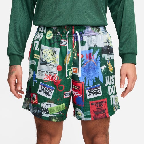 

Nike Mens Nike Club Mesh Flow Shorts - Mens Green/Green Size XL