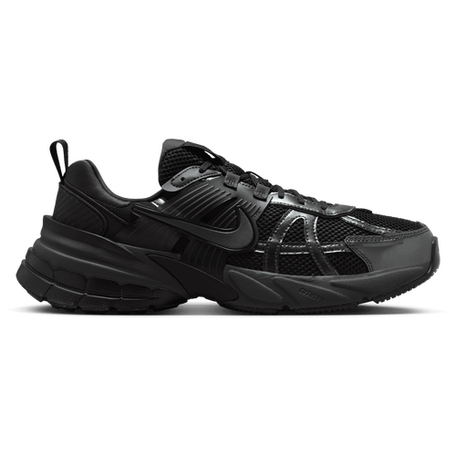 Shop Nike Mens  V2k Run In Black/dark Smoke