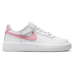 Boys' Preschool - Nike Air Force 1 - White/White/Med Soft Pink