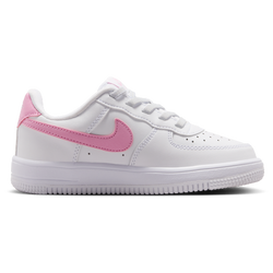 Boys' Preschool - Nike Force 1 Low EasyOn - White/Pink Rise/White