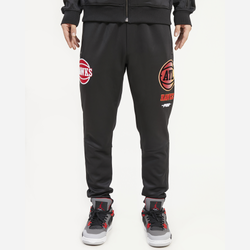 Men's - Pro Standard Hawks Track Pants - Black/Black