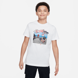 Boys' Grade School - Nike Short Sleeve Crew Photo T-Shirt - White