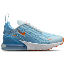 Boys' Preschool - Nike Air Max 270 - Glacier Blue/Aquarius Blue/Orange