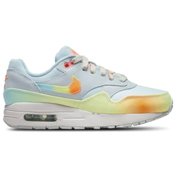 Boys' Grade School - Nike Air Max 1 - Total Orange/Glacier Blue/White