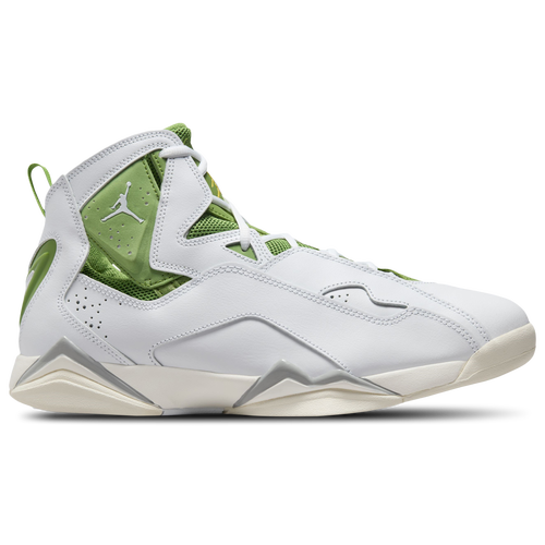

Jordan Mens Jordan True Flight - Mens Basketball Shoes White/Sail/Chlorophyll Size 10.0