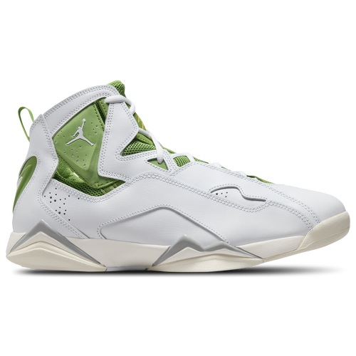 

Jordan Mens Jordan True Flight - Mens Basketball Shoes White/Sail/Chlorophyll Size 10.5