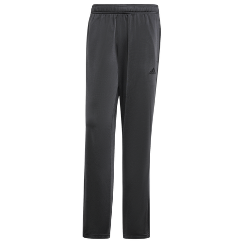 Adidas Originals Mens Adidas Essentials Warm-up Hem 3-stripes Track Pants In Solid Grey/black