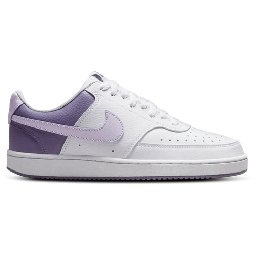 Shop Nike Womens  Court Vision Low In Daybreak/lilac Bloom/white