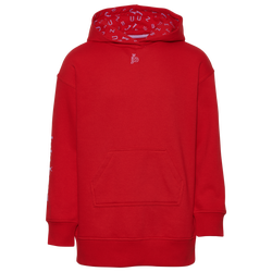 Girls' Grade School - JuJuBeez Elongated Pullover Hoodie - Red/White