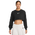 Nike Long Sleeve Support Crop T-Shirt - Women's Black