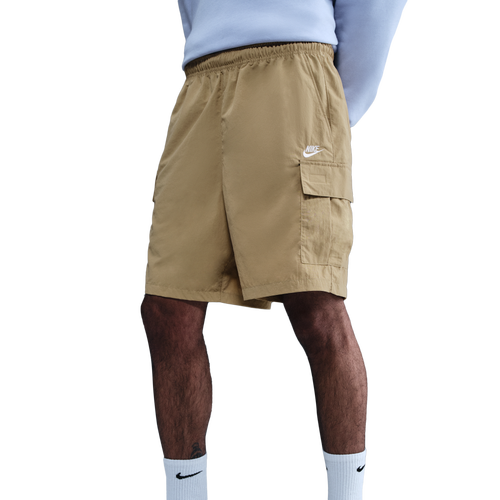 MENS - Nike Club Utility Shorts - Parachute Beige/White