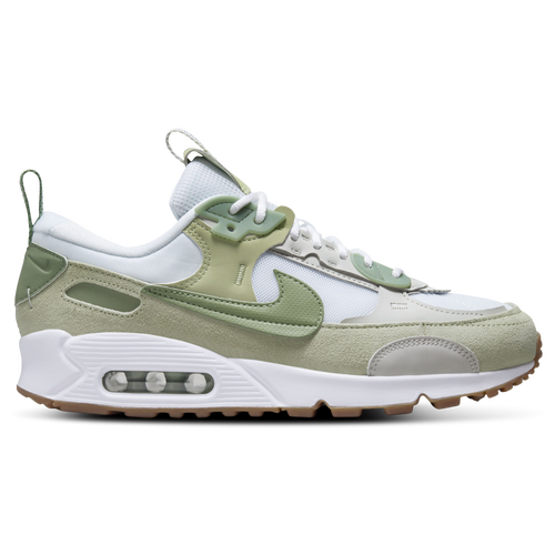 

Nike Womens Nike Air Max 90 Futura - Womens Walking Shoes Olive Green/White/Olive Aura Size 06.5