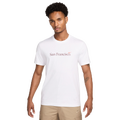 Nike SFO Short Sleeve Crew T-Shirt - Nike White/Cosmic Clay