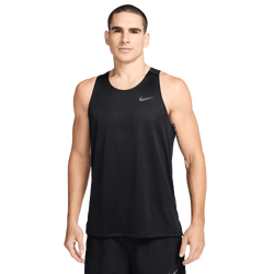 Men's - Nike Dri-FIT ADV STRIDE TANK - Black/Reflective Silver