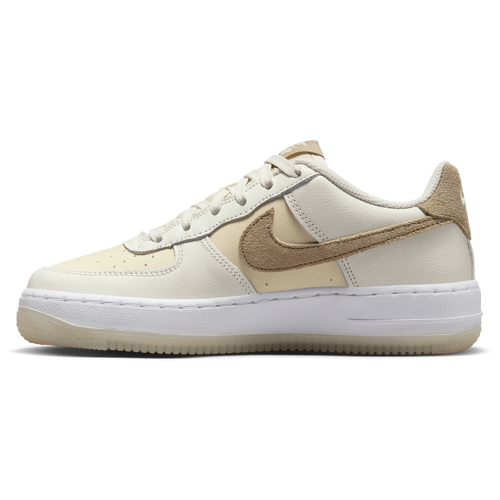 Nike Girls Air Force 1 LV8 5 Girls Grade School Basketball Shoes Sail Khaki Size 6.5