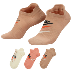 Women's - Nike Everyday Plus 3PK No Show - Multicolor