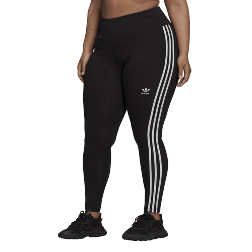 

adidas Womens adidas Plus Size 3 Stripes Tight - Womens Black/White