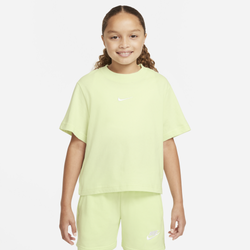 Girls' Grade School - Nike Essential Boxy T-Shirt - Green/White