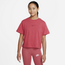 Nike Essential Boxy T-Shirt - Girls' Grade School Pink/Purple
