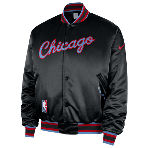  - Nike Bulls Premium City Edition Jacket - Black/Multi