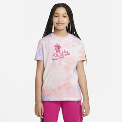 Girls' Grade School - Nike RTL Boyfriend T-Shirt - White/Pink Foam