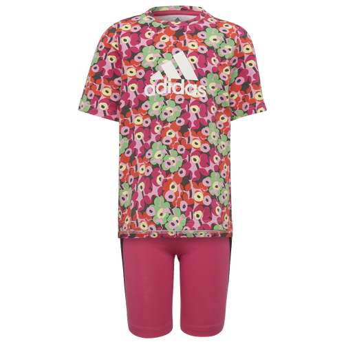 

adidas Girls adidas MRMK Set - Girls' Preschool Pink/Maroon Size 5