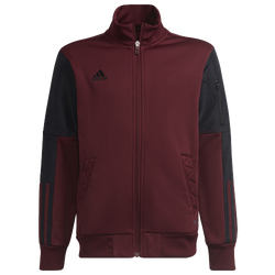 Boys' Grade School - adidas Tiro Track Jacket - Burgundy