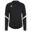 adidas Team Quickset Long Sleeve Jersey - Girls' Grade School Black/White