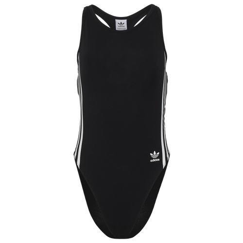 

adidas Womens adidas Racerback Bodysuit - Womens Black/White Size M