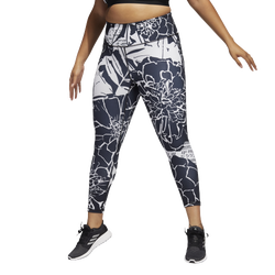 Women's - adidas Plus Size 7/8 Tights - Black/Black