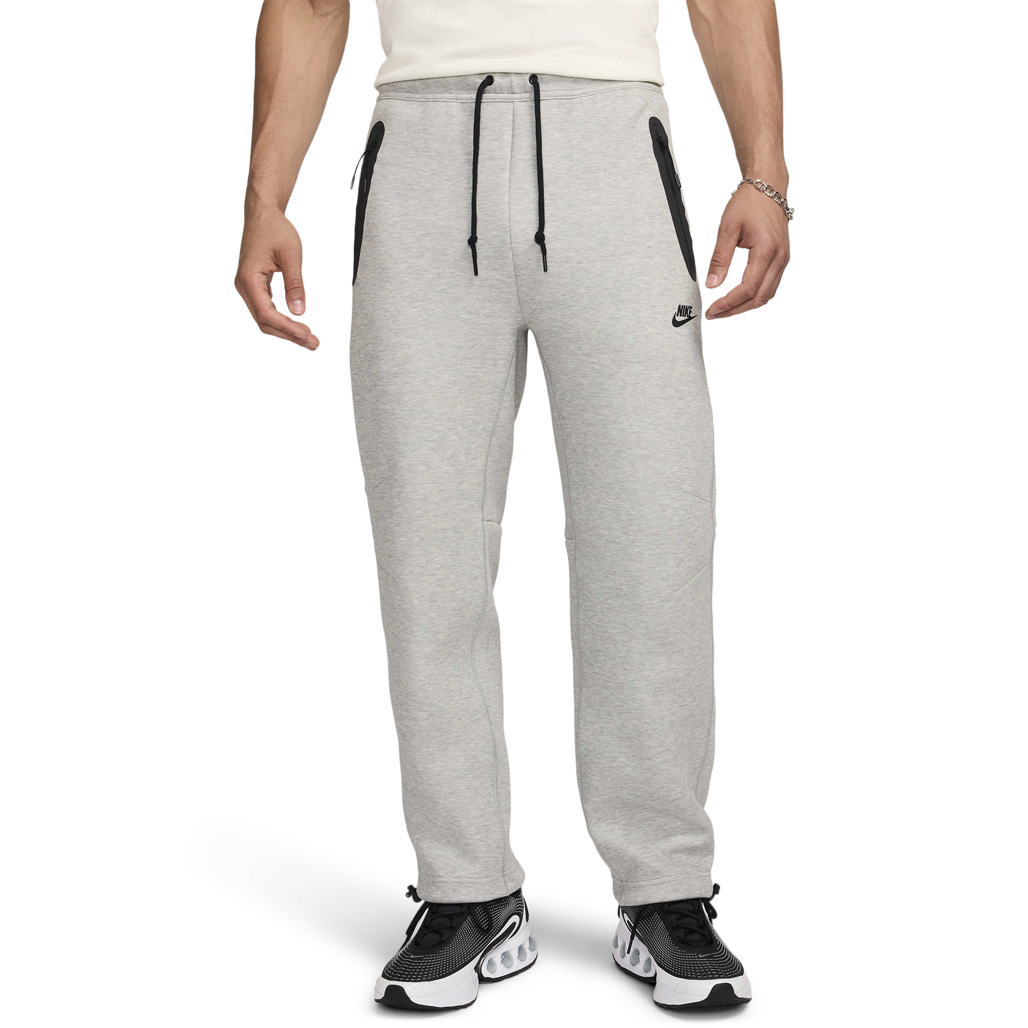 ★★Nike★★ Tech Fleece Open Hem Pants M Dark Grey Heather Nike Tech Fleece Open Hem Pants | Foot Locker