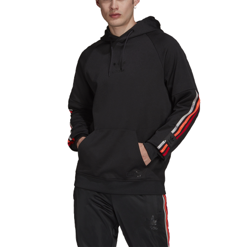 

adidas Originals Mens adidas Originals Chile Hoodie - Mens Black/Red Size S